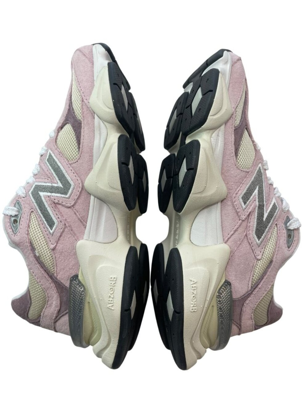 New Balance 9060 Pink Beige Lifestyle Sneakers Suede Women's Size 8.5 M $160 NWT - Picture 7 of 10